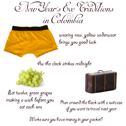 BowTiedColombia 🇨🇴🌞 on X: In Colombia, people believe in the omen of  wearing yellow underwear on New Years for prosperity. You already know what  to give your Colombian girlfriend🤣  / X