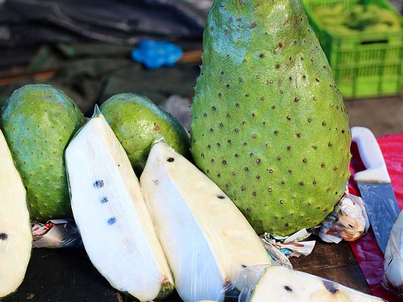 Colombian exotics fruits: Guanábana