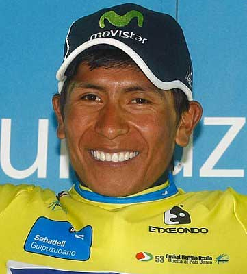 Nairo Quintana, racing cyclist, from Cómbita, Boyacá