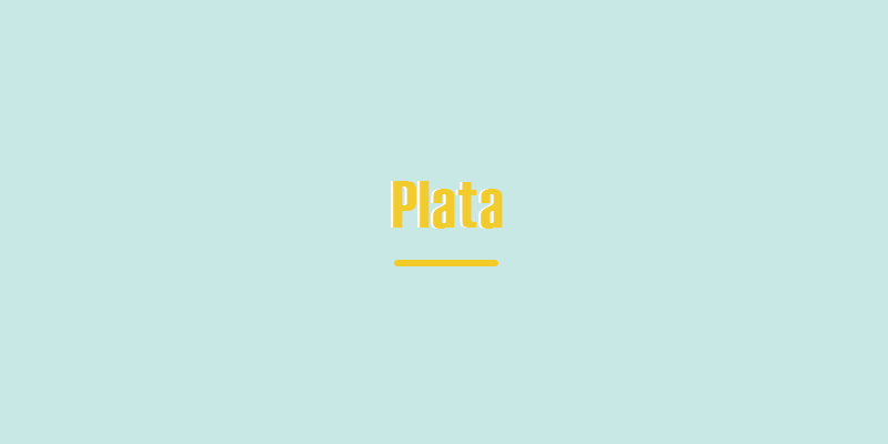 Colombiaans Spaans "Plata" slang betekenis"Plata" slang meaning