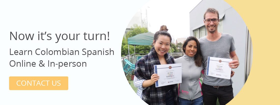 Contact us! Learn Colombian Spanish in Colombia: In-Class & Online Classes