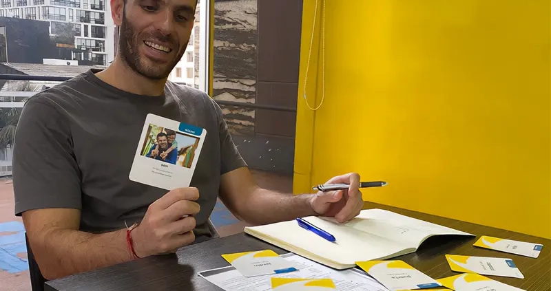 Student learning Spanish in private classes