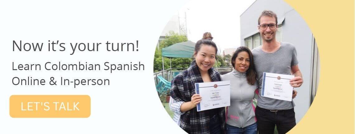 Let's talk! Learn Colombian Spanish in Bogota: In-person & Online Classes