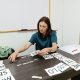 International student in a classroom learnig Spanish in Bogota at Learn More Than Spanish